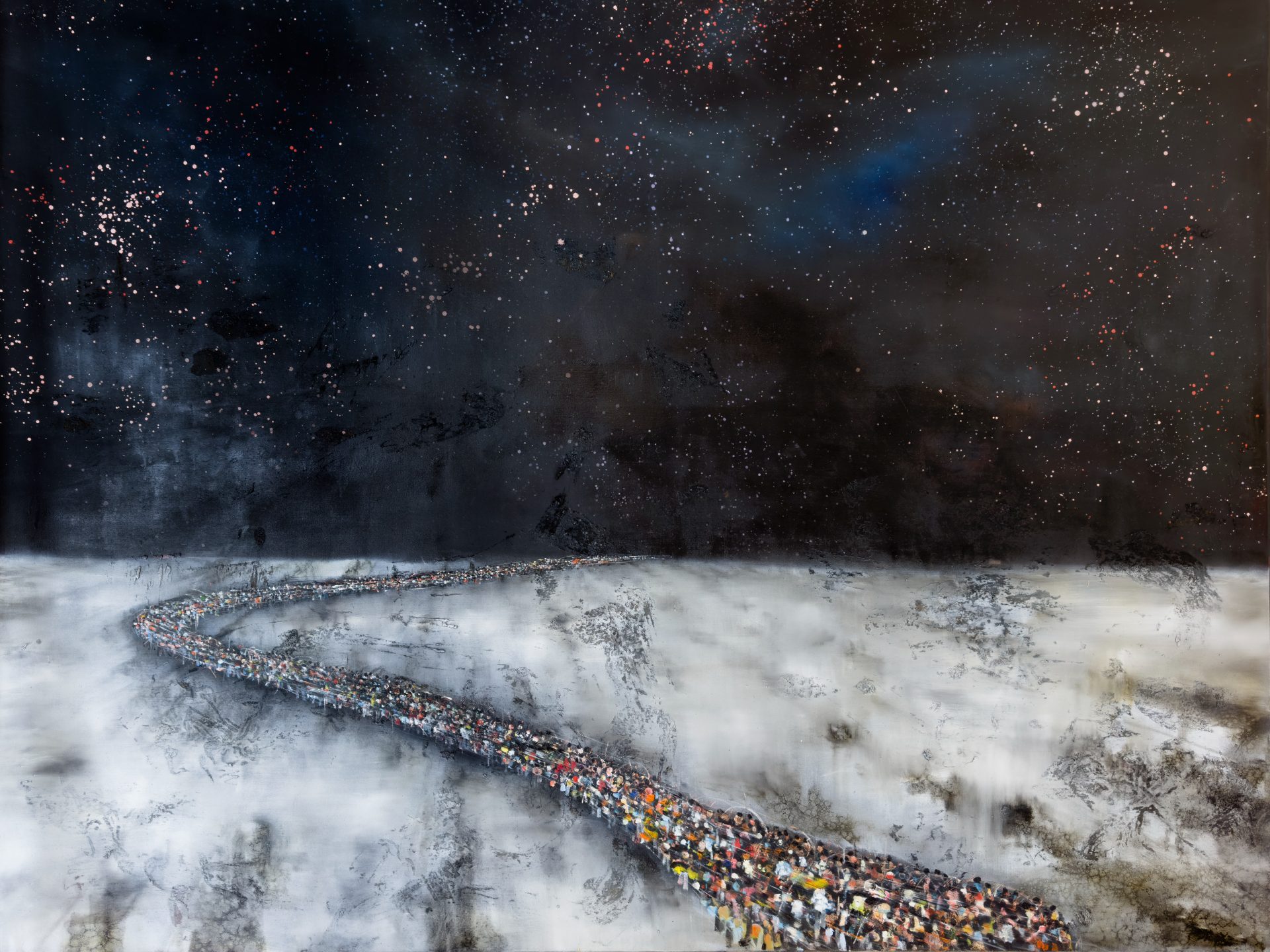 The Great escape 2020 oil on canvas 4x3 1