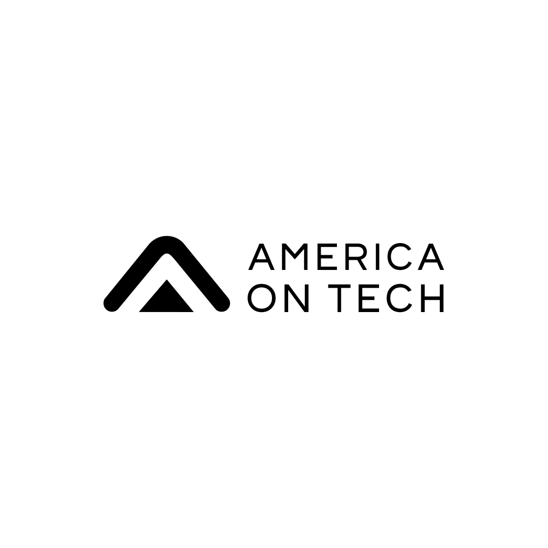 America on Tech Full Logo black