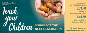 Hero Facebook Business Cover Image Seattle Peace Chorus 2024 Fall Concert
