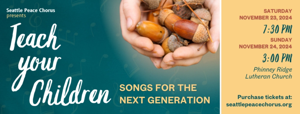 Hero Facebook Business Cover Image Seattle Peace Chorus 2024 Fall Concert