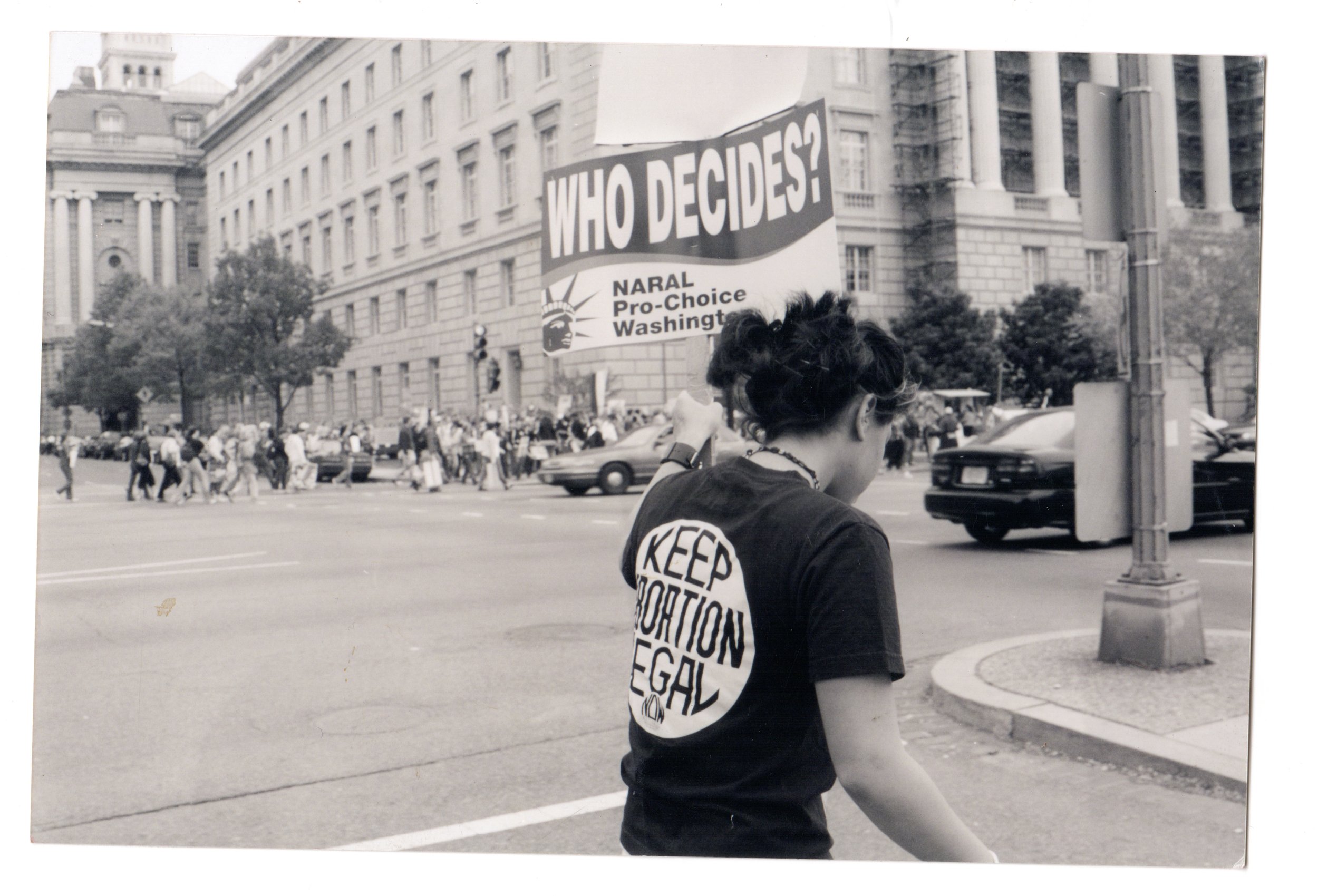 Christina Shimizu at March for Womens Lives 2004