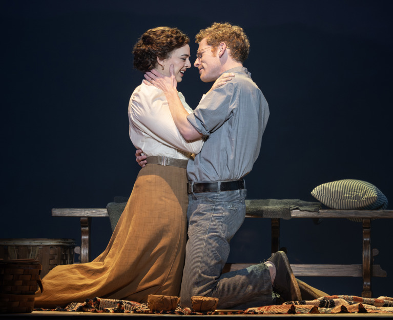 0729 talia suskauer and max chernin in the national tour of parade photo by joan marcus 1