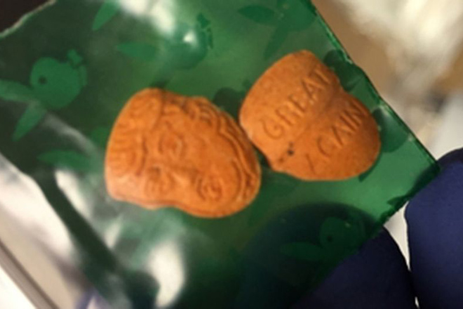 A new batch of Trump-pressed ecstasy pills has been seized by Indiana police