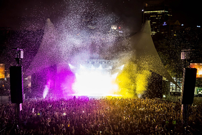 Police made 173 drug-related arrests at an Australian New Year’s festival