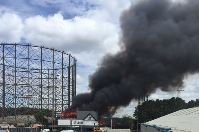 London club Studio 338 is on fire
