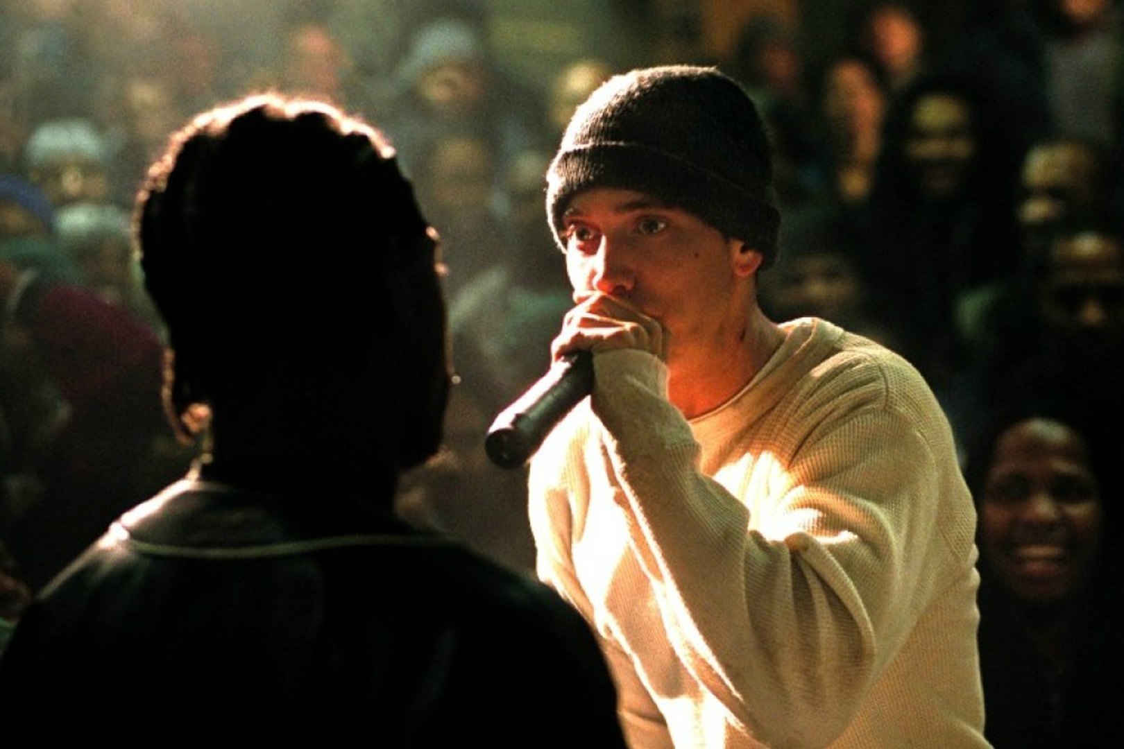 Eminem has produced a satirical rap battle film called ‘Bodied’
