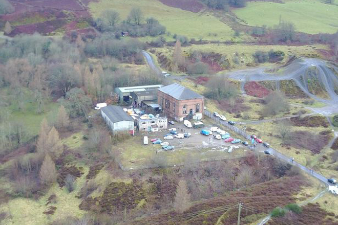 Welsh ravers returned to the site of New Year’s party to clear up their mess