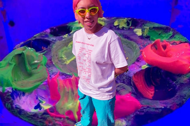 Angel D'Lite announces debut EP 'Dolphins Have Sex For Pleasure'