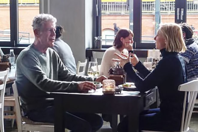 Anthony Bourdain dined in Berlin with Ellen Allien in his latest episode of 'Parts Unknown'