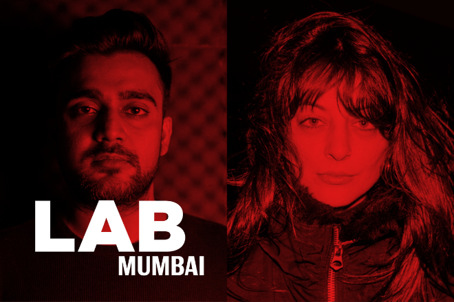 Bhish and Tasha in The Lab Mumbai