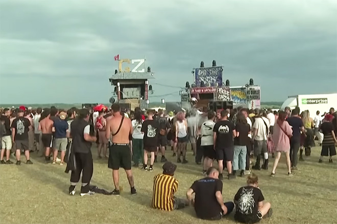 40,000 people attend illegal rave at French military site despite explosive fears