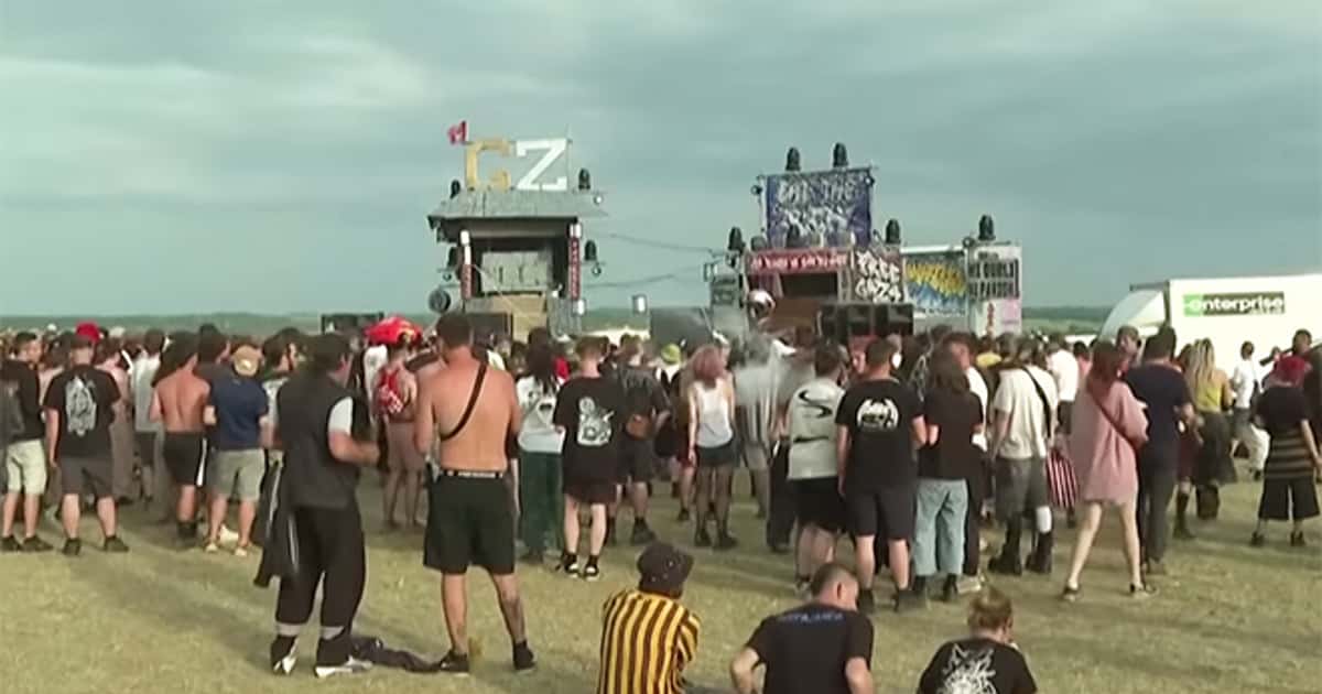 Baseline Rave 40,000 people attend illegal rave at French military site despite ...