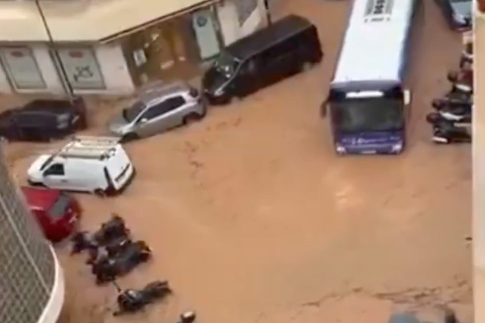 “Extreme” weather alert issued as severe flooding hits Ibiza