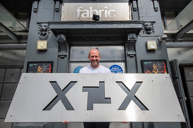 fabric donates exterior sign to the new London Museum