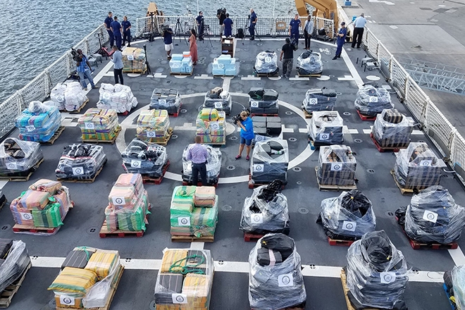 Over 12 tons of seized cocaine offloaded in Miami