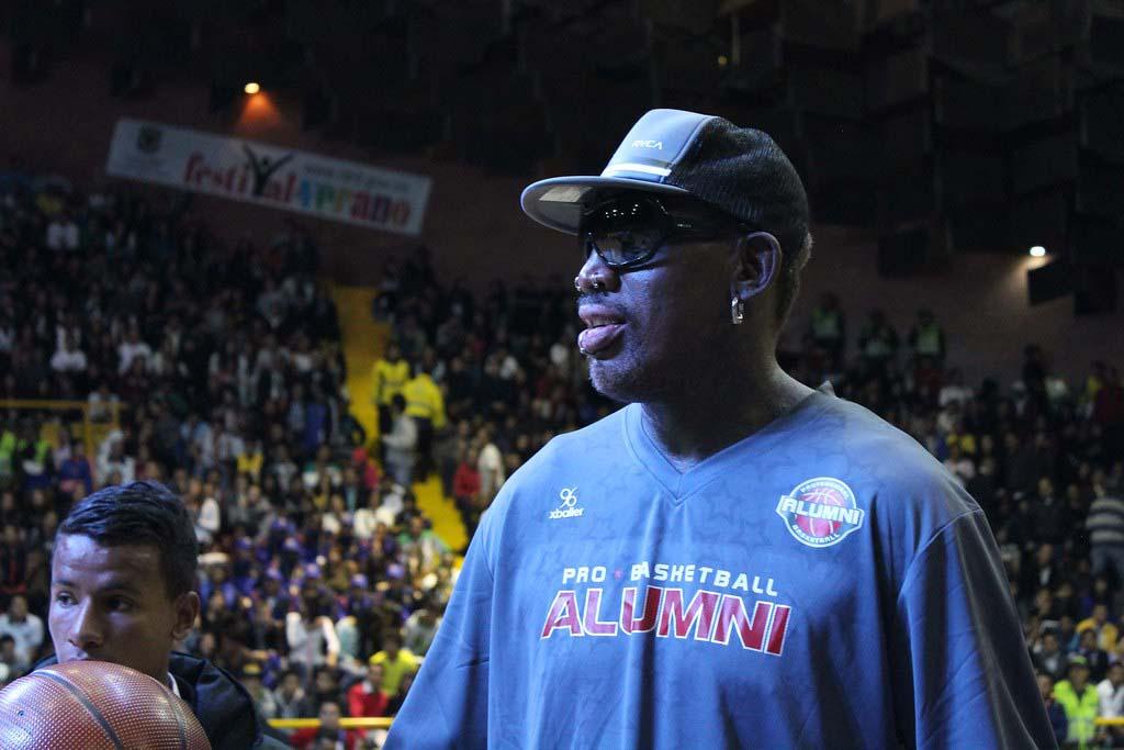 Dennis Rodman recalls "wild techno night" before NBA finals