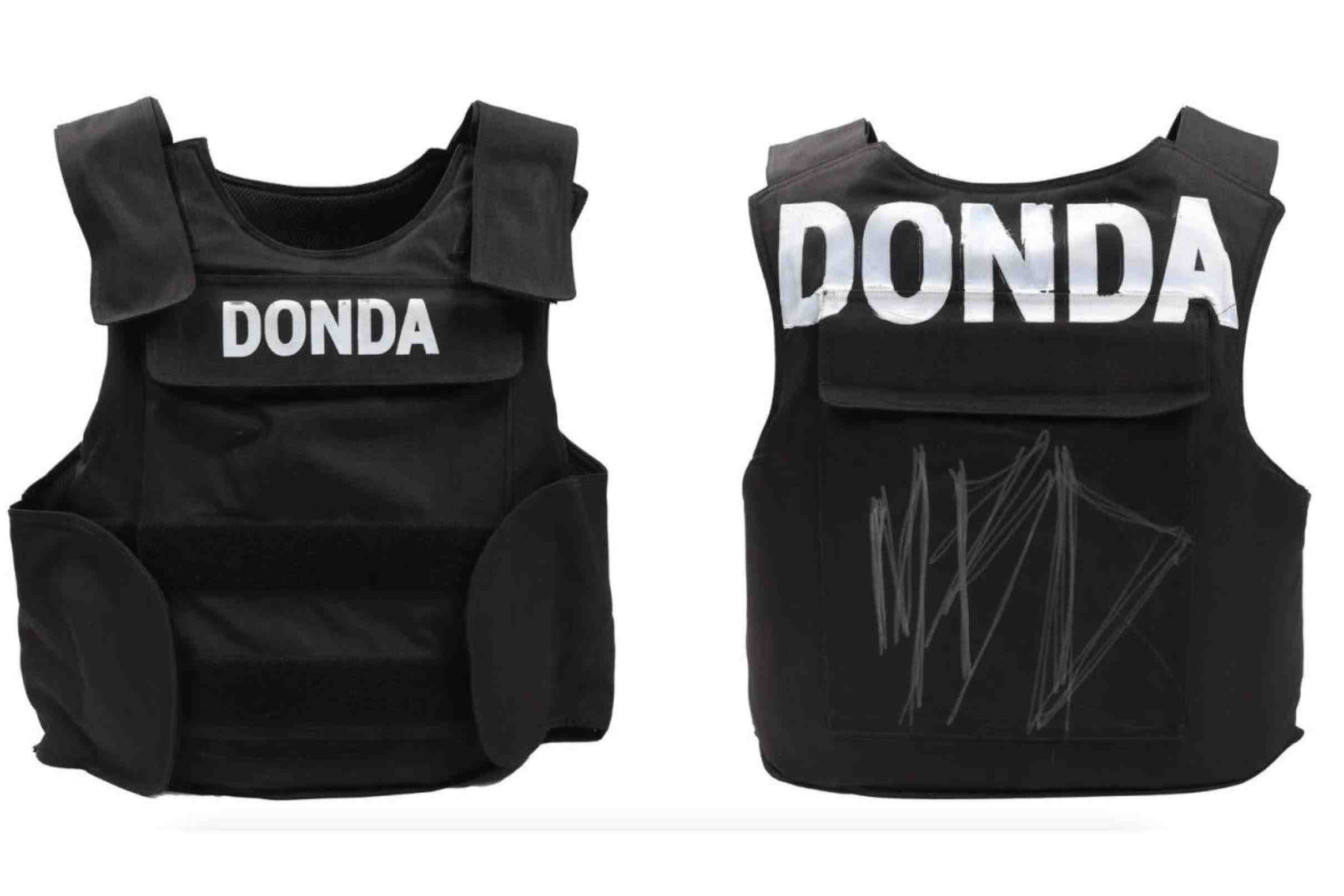 Kanye West's signed ‘DONDA’ vest has sold for $75K at auction