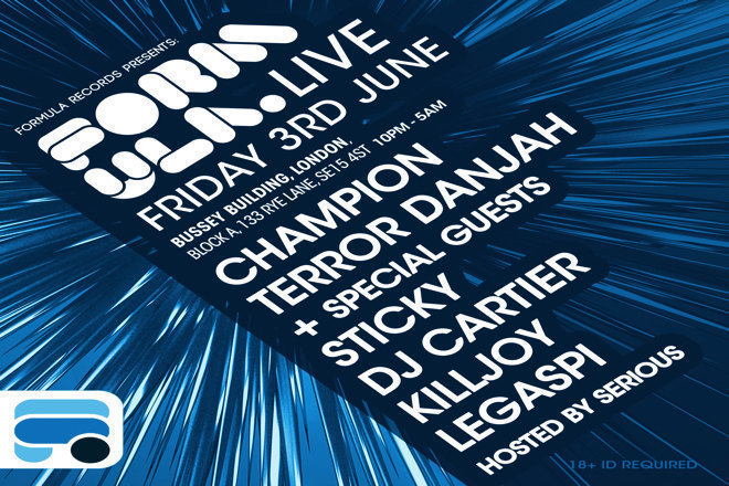 Formula Live announces takeover at the Bussey Building