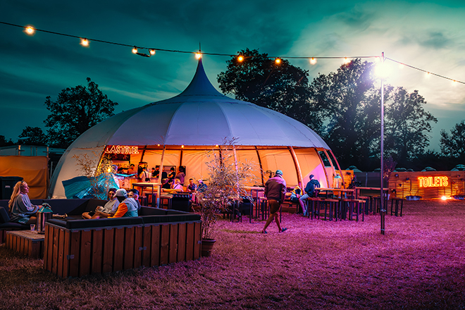 Final spots at Glastonbury boutique camping site Glampville on sale now