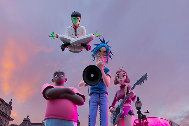 Gorillaz perform "augmented reality show" in London and New York