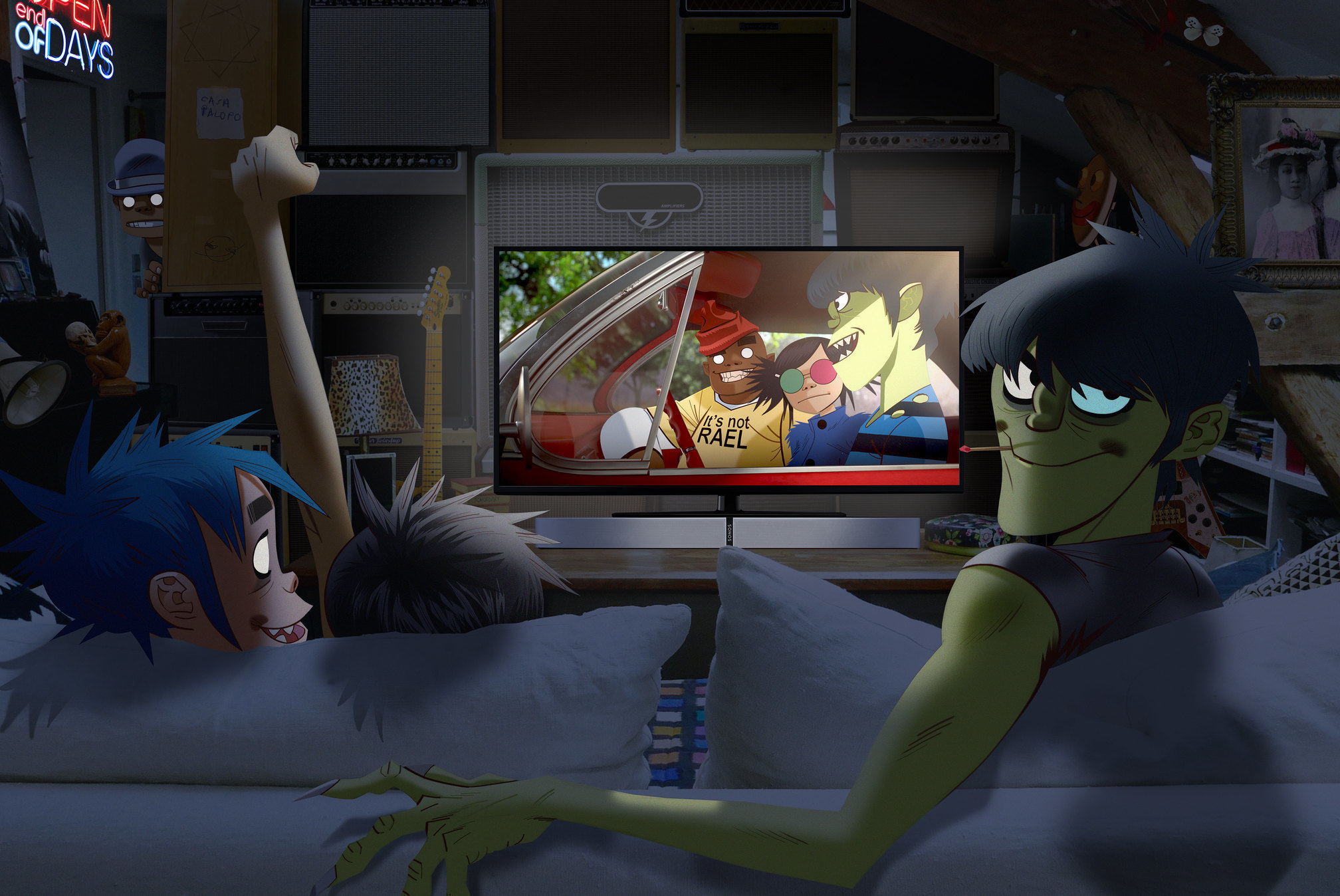 Gorillaz to host ‘Humanz’ global listening party with augmented reality app