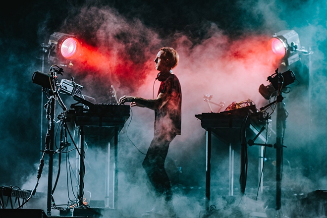 ​Richie Hawtin demonstrates the mechanics of his live show CLOSE