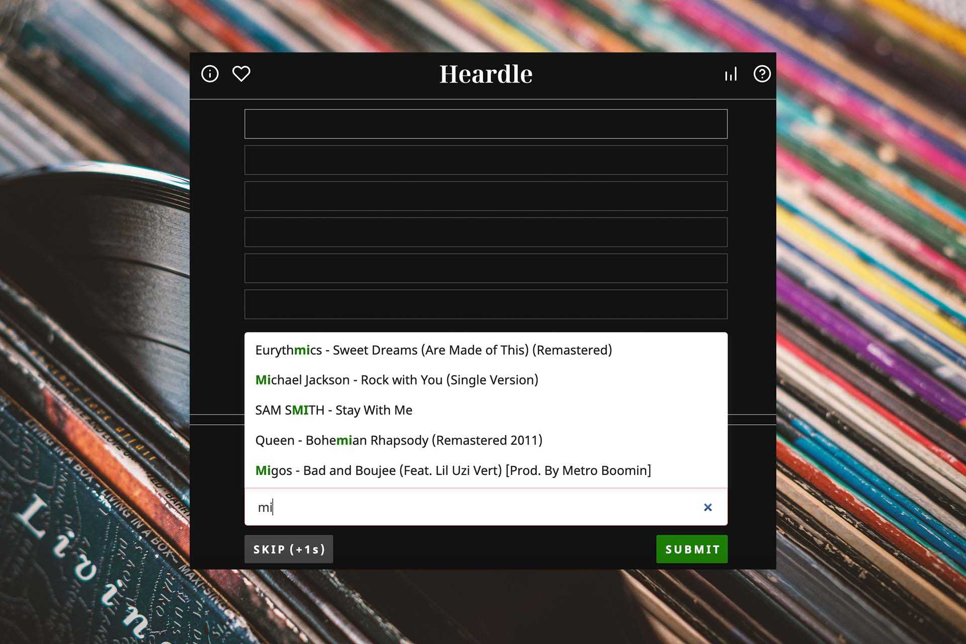 There's a new Wordle-inspired game for music fans called "Heardle"