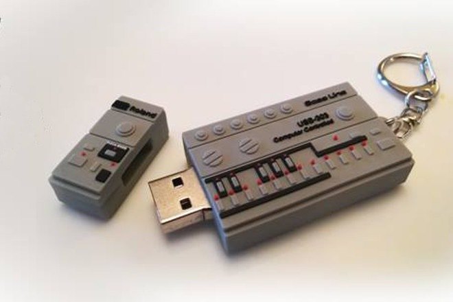 ‘10 Years of I Love Acid’ compilation comes on a 303-shaped USB stick