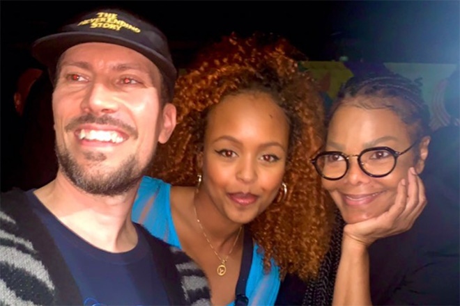 Janet Jackson spotted partying at London's Corsica Studios