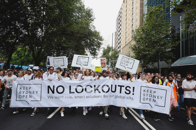 NYC's Aussie community holds fundraiser against Sydney Lock Out Laws