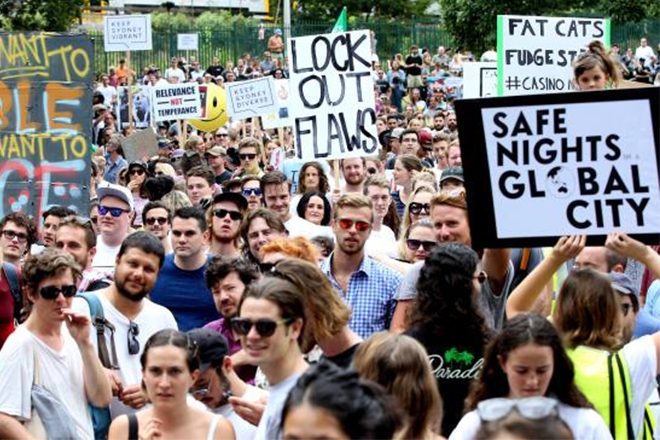 ​Rally in support of festival pill testing organized in Sydney