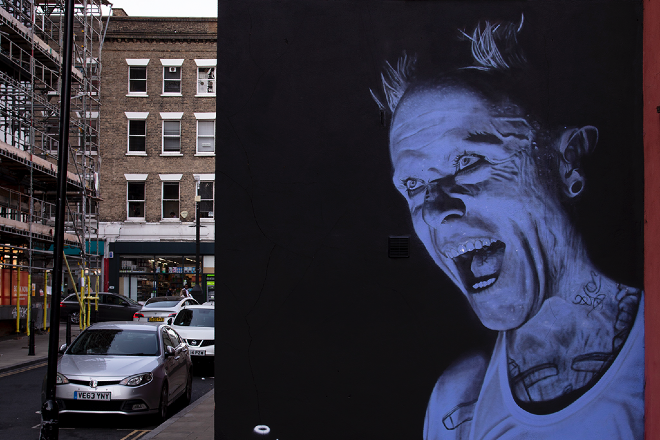 Keith Flint memorial is unveiled in Hackney