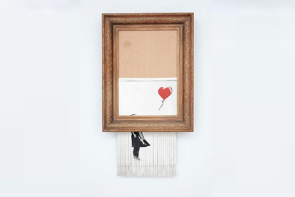​Banksy’s self-destructed artwork back on sale at Sotheby's