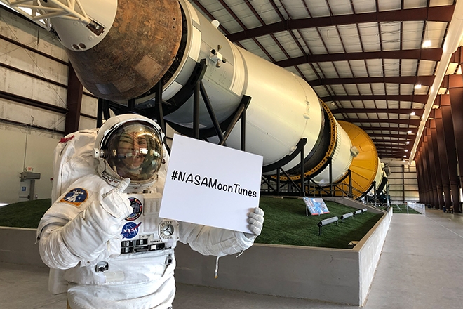 ​NASA is crowdsourcing a playlist for its next trip to the Moon