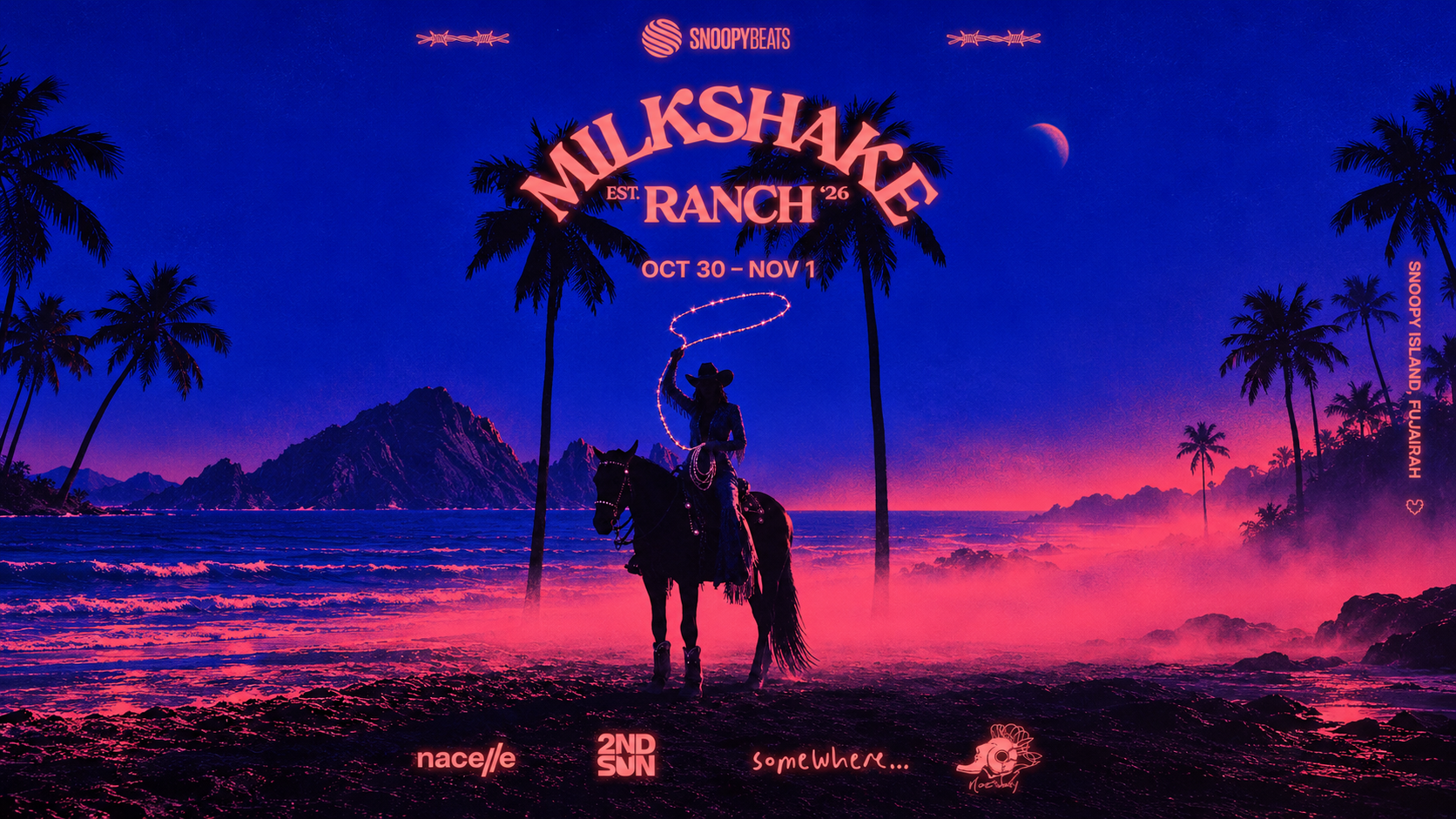 SNOOPY BEATS REVEALS FULL ‘MILKSHAKE RANCH’ LINE-UP FOR HALLOWEEN WEEKEND