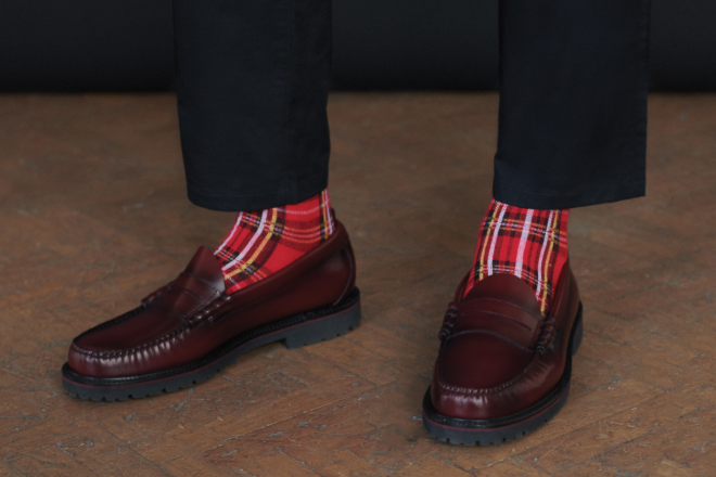 Fred Perry and G.H. Bass & Co. rework two adaptations of their iconic leather Weejuns