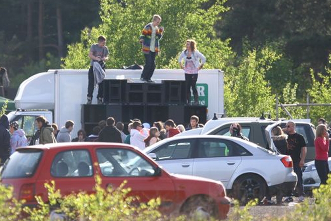 Three people have been arrested for organising illegal raves in the UK