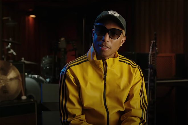 Daft Punk share unseen clip of Pharell William's hearing 'Get Lucky' for the first time
