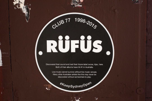 Commemorative plaques installed at shut-down Sydney venues