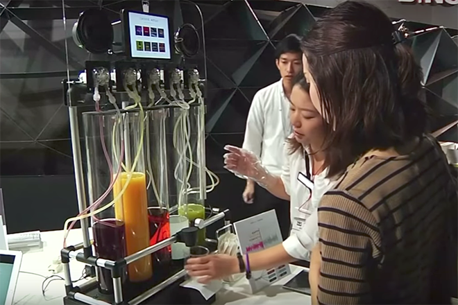 "Taste" your music with this song-inspired juice machine