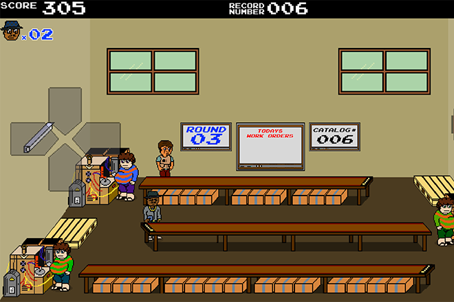 Omar S has released a video game called Record Packer