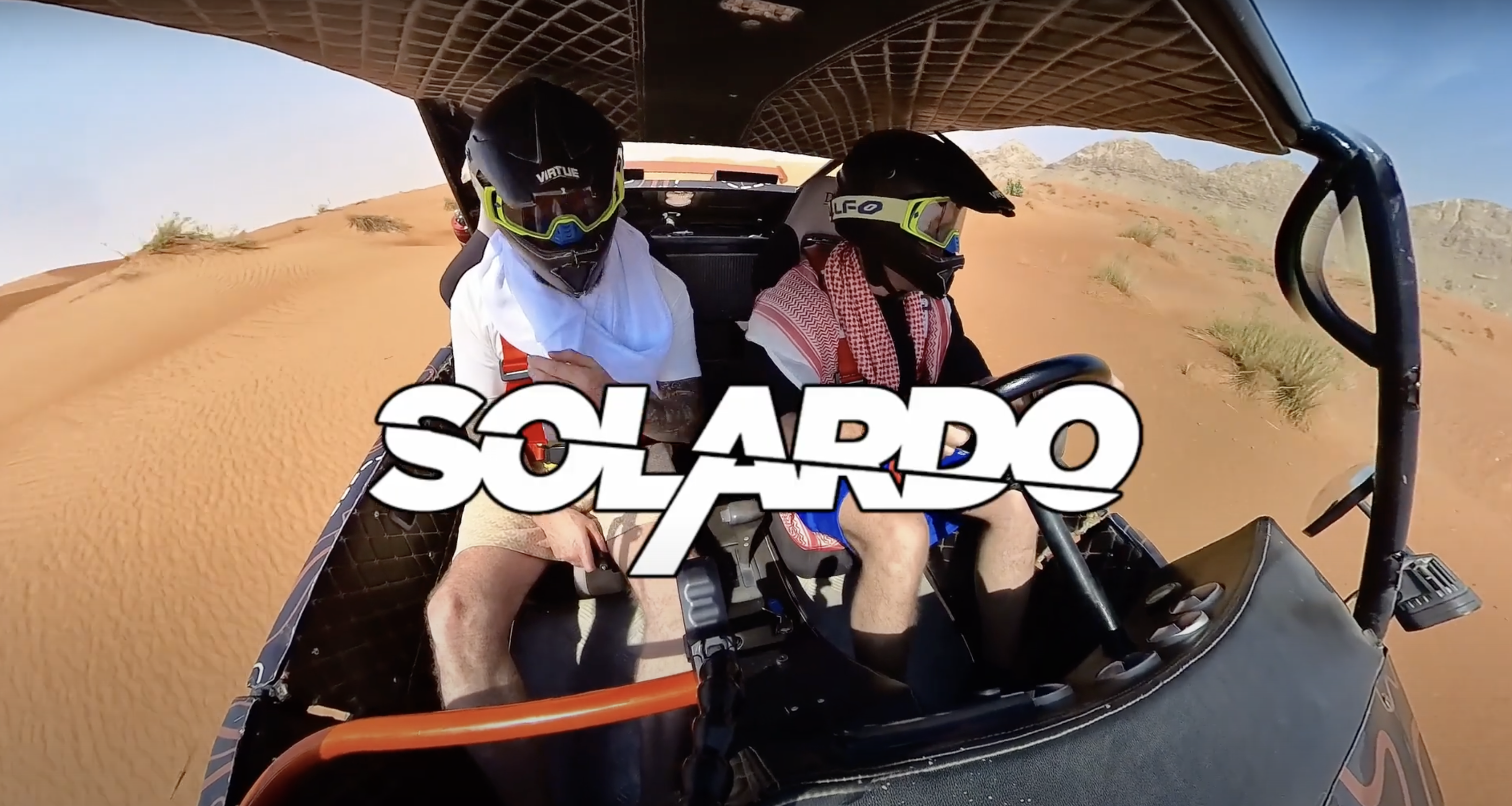 WE TOOK SOLARDO DUNE BUGGYING IN THE SHARJAH DESERT