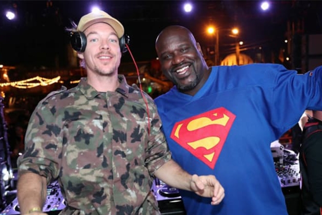 Shaquille O’Neal is working on music with Diplo