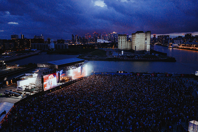 20,000-capacity stage at Silverworks Island to show England World Cup match