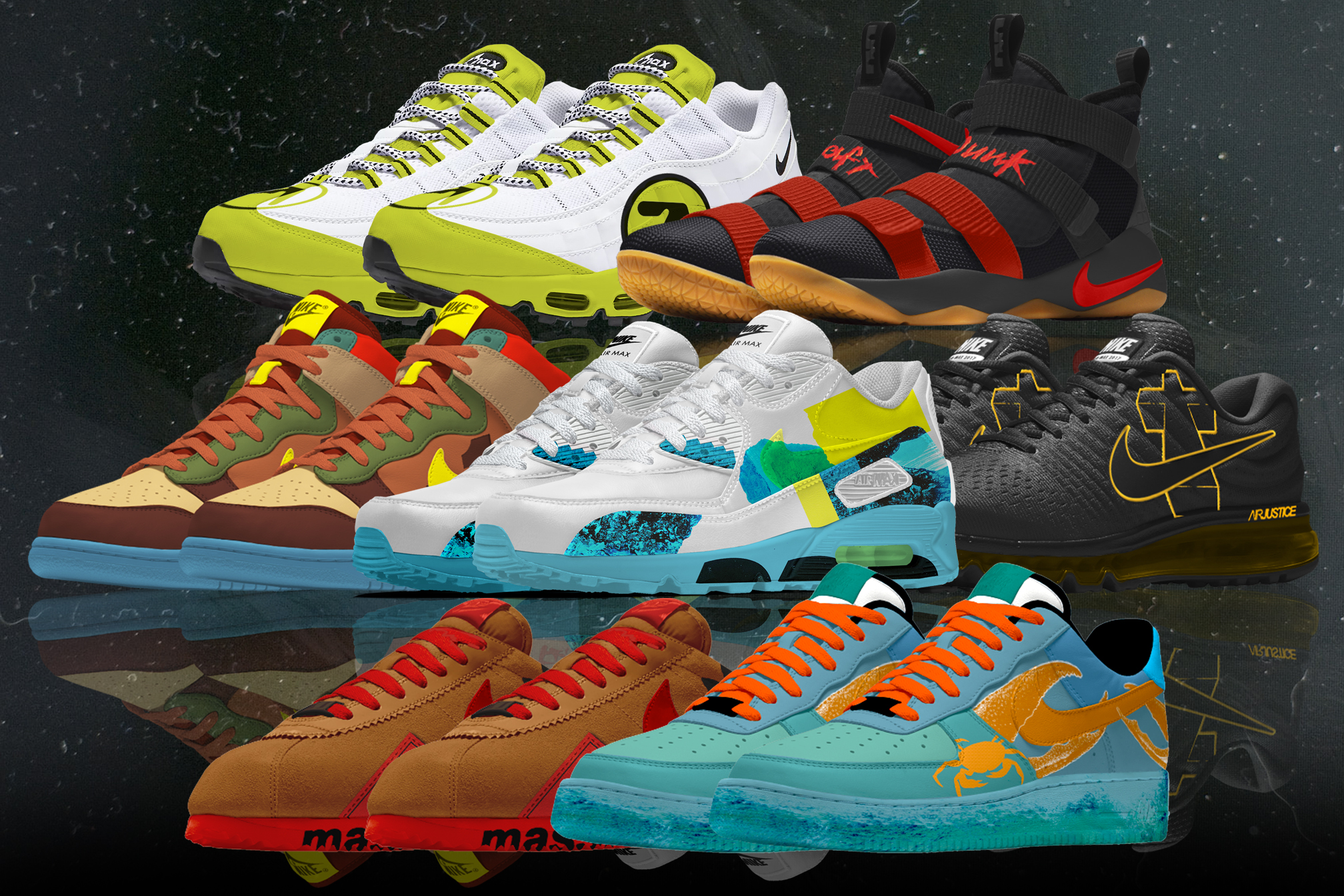 We turned your favourite album covers into Nike sneakers - Mixmag.net