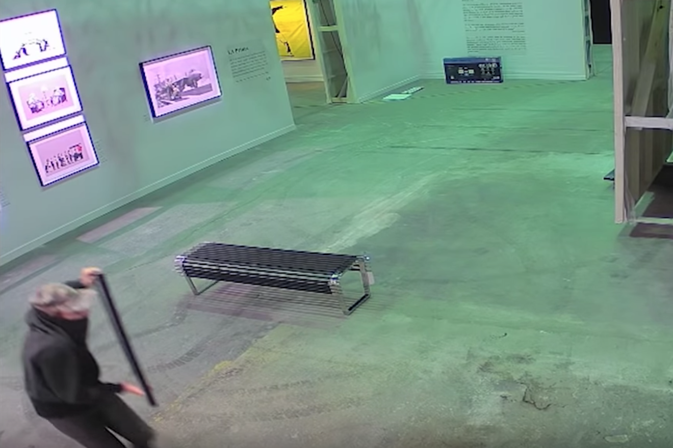 Slick thief steals Banksy's ‘Trolley Hunter’ artwork from exhibition in Canada