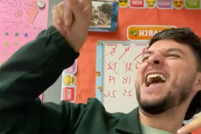 Teacher goes viral on TikTok for playing students tech-house every morning