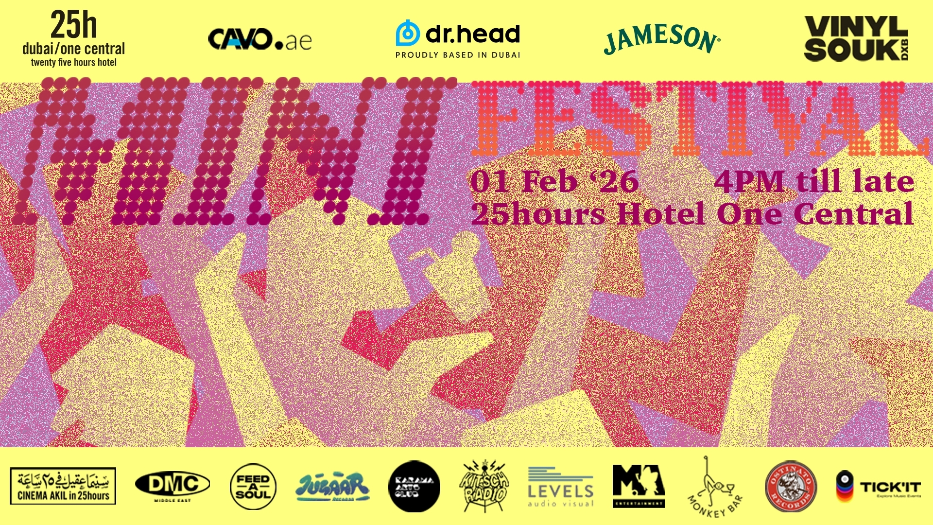 VINYL SOUK’S MINI FESTIVAL RETURNS TO DUBAI THIS FEBRUARY