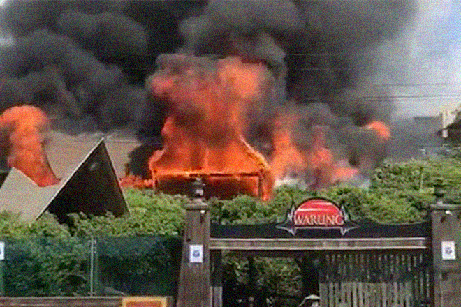 Fire breaks out at Brazilian institution Warung Beach Club