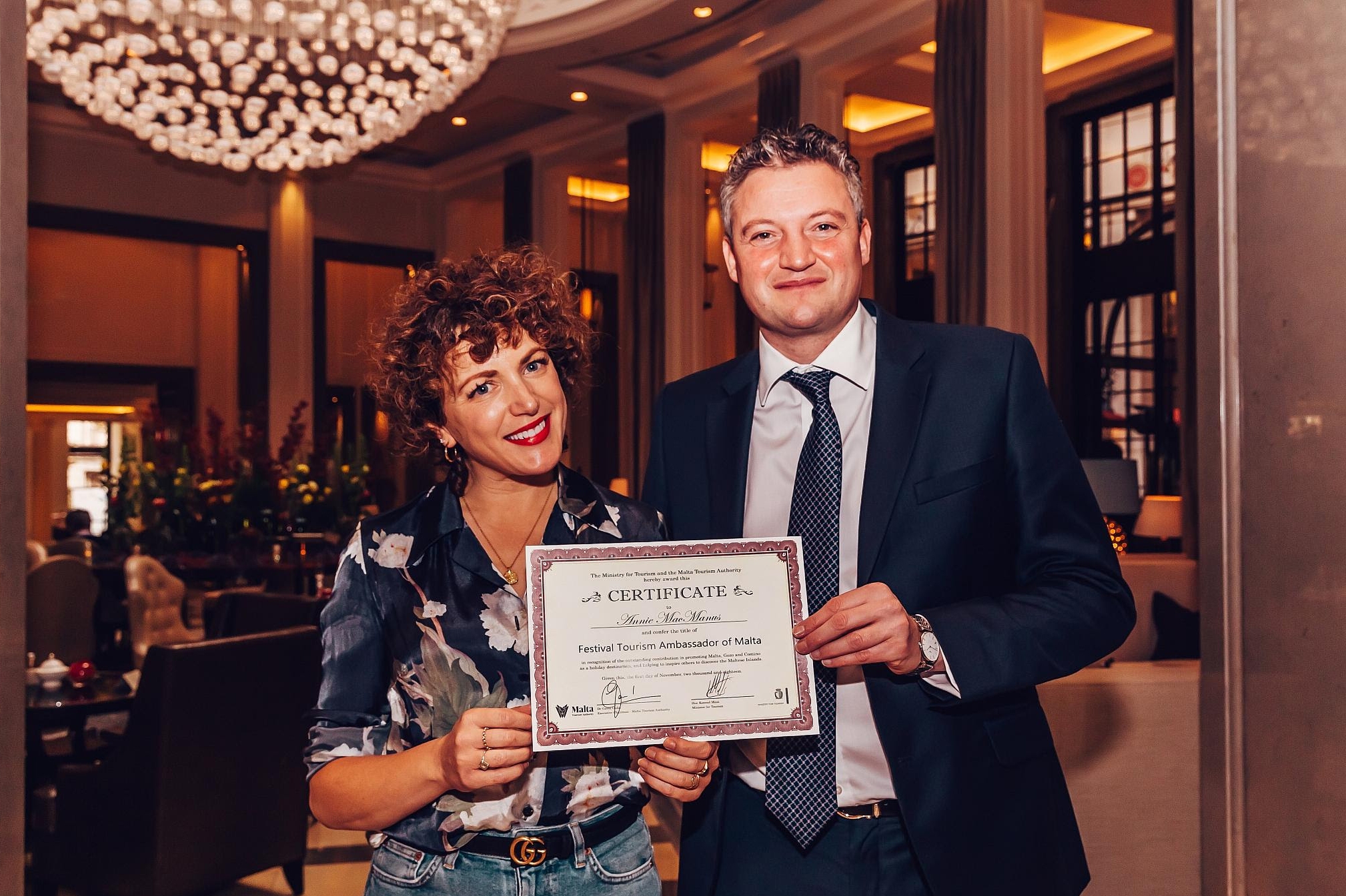 Annie Mac crowned Festival Ambassador of Malta